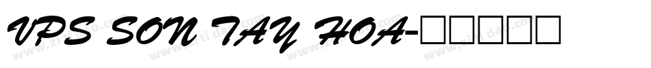 VPS Son Tay Hoa字体转换